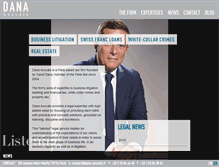Tablet Screenshot of dana-avocats.fr
